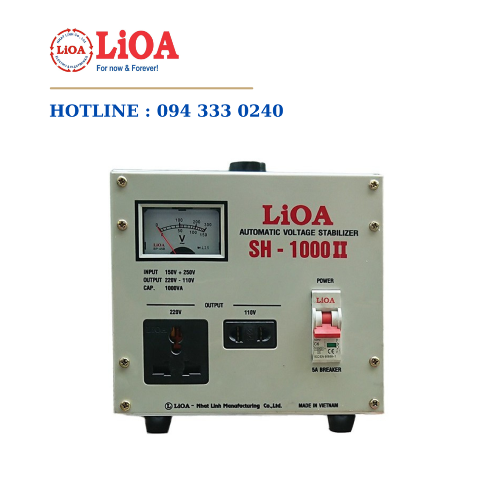 Ổn áp Lioa SH-1000 được đánh giá cao về chất lượng