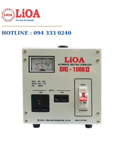 Tìm hiểu về thông số kỹ thuật của sản phẩm ổn áp lioa DRI-1000