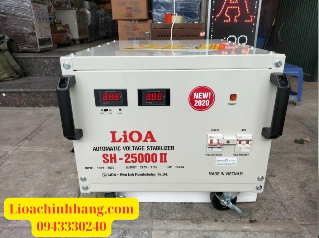 ỔN ÁP LIOA 25KVA MÃ SH-25000 II